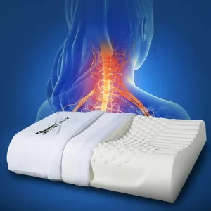 Almofada 100% ortopédica em latex natural para dores no pescoço