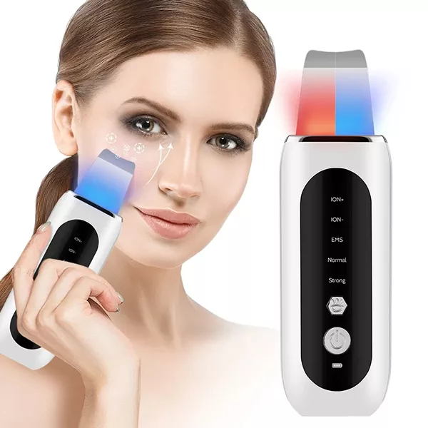 esfoliante para a pele, espátula para a pele, esfoliante ultrassónico para a pele, espátula para o rosto, limpador ultrassónico para o rosto, espátula ultra-sónica, esfoliante facial para a pele