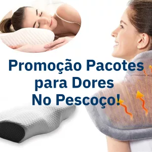 Pacote de produtos para dores no pescoço