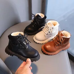 Bota Infantil De Couro