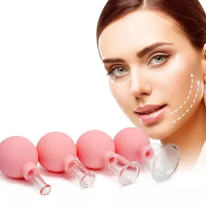 Conjunto De 4 Copos De Massagem A Vácuo Para Terapia De Sucção