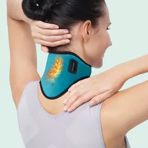 Colar Cervical com Aquecimento Elétrico para Alívio da Dor