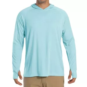 camisa de manga comprida, camisa de proteção solar, camisa de proteção uv, camisa com capuz, camisa de secagem rápida