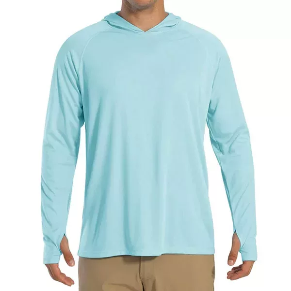 camisa de manga comprida, camisa de proteção solar, camisa de proteção uv, camisa com capuz, camisa de secagem rápida