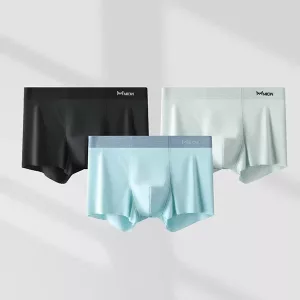 roupa íntima masculina, roupa íntima sem costura, boxer masculina, boxer sem costura, roupa íntima ice silk