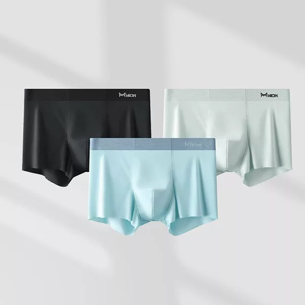 roupa íntima masculina, roupa íntima sem costura, boxer masculina, boxer sem costura, roupa íntima ice silk