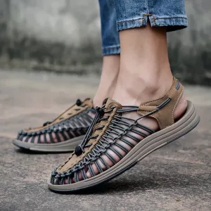 sandálias para homem, sandálias de praia, sandálias slip on, sandálias de malha