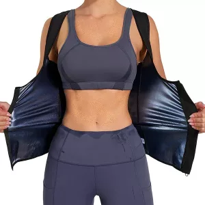 colete de transpiração para mulher, shapewear para mulher, colete adelgaçante para mulher