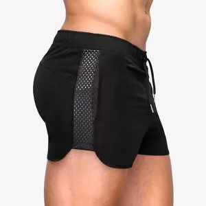 Shorts de corrida, shorts de malha, shorts masculinos, shorts esportivos, shorts de corrida com bolso, shorts de secagem rápida, shorts de corrida, shorts de ginástica