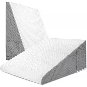 almofada em cunha, almofada elevada, almofada em cunha de espuma viscoelástica, almofada em cunha para dormir, almofada triangular