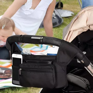 Organizador para Carrinho de Bebê Bolsa de Armazenamento de Viagem