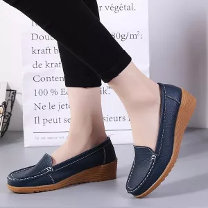 Mocassins Femininos Slip-On Sapatos de Verão