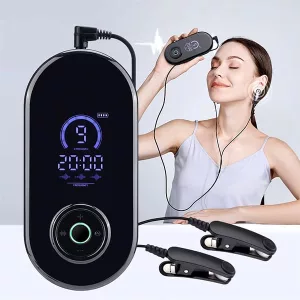 Dispositivo Auxiliar de Sono com Clipe de Ouvido Microcorrente