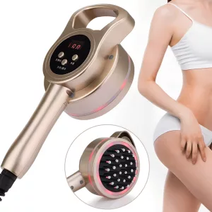Escova Massageadora Elétrica Corporal Anticelulite Terapia de Luz Vermelha Drenagem Linfática
