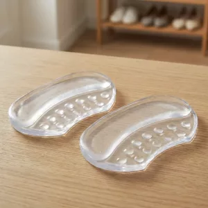 Almofadas de calcanhar em gel de silicone antiderrapantes para sapatos