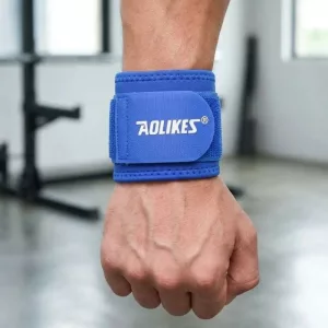Órtese de suporte para pulso com faixa de compressão