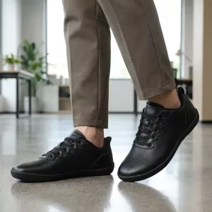 Tênis casuais barefoot zero drop com biqueira larga